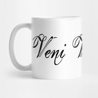 Veni Vidi Vici Minimalist Mug